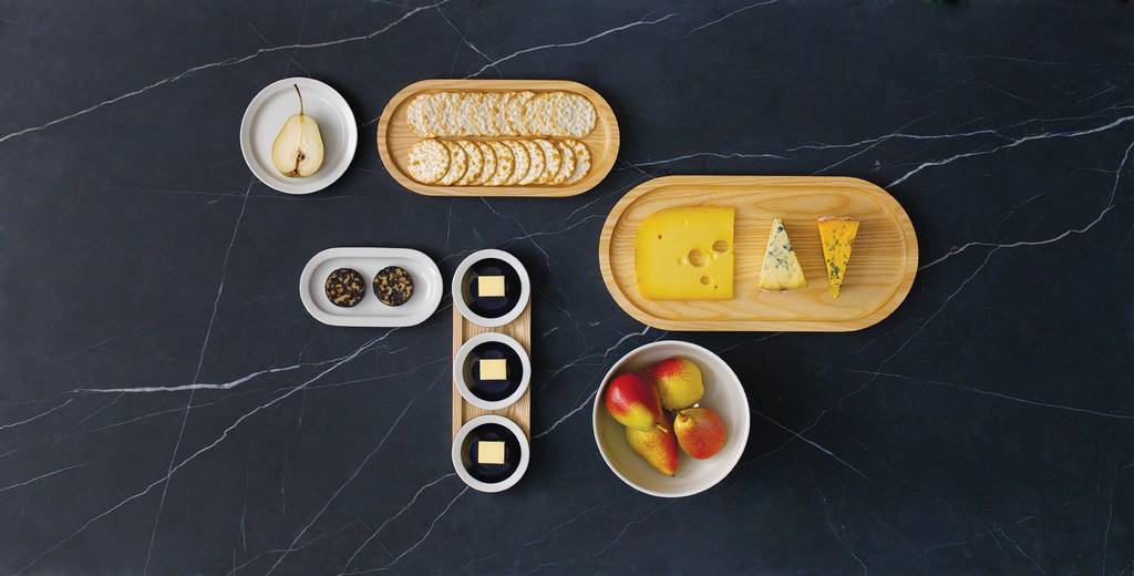 Loveramics - Plateau en bois oval