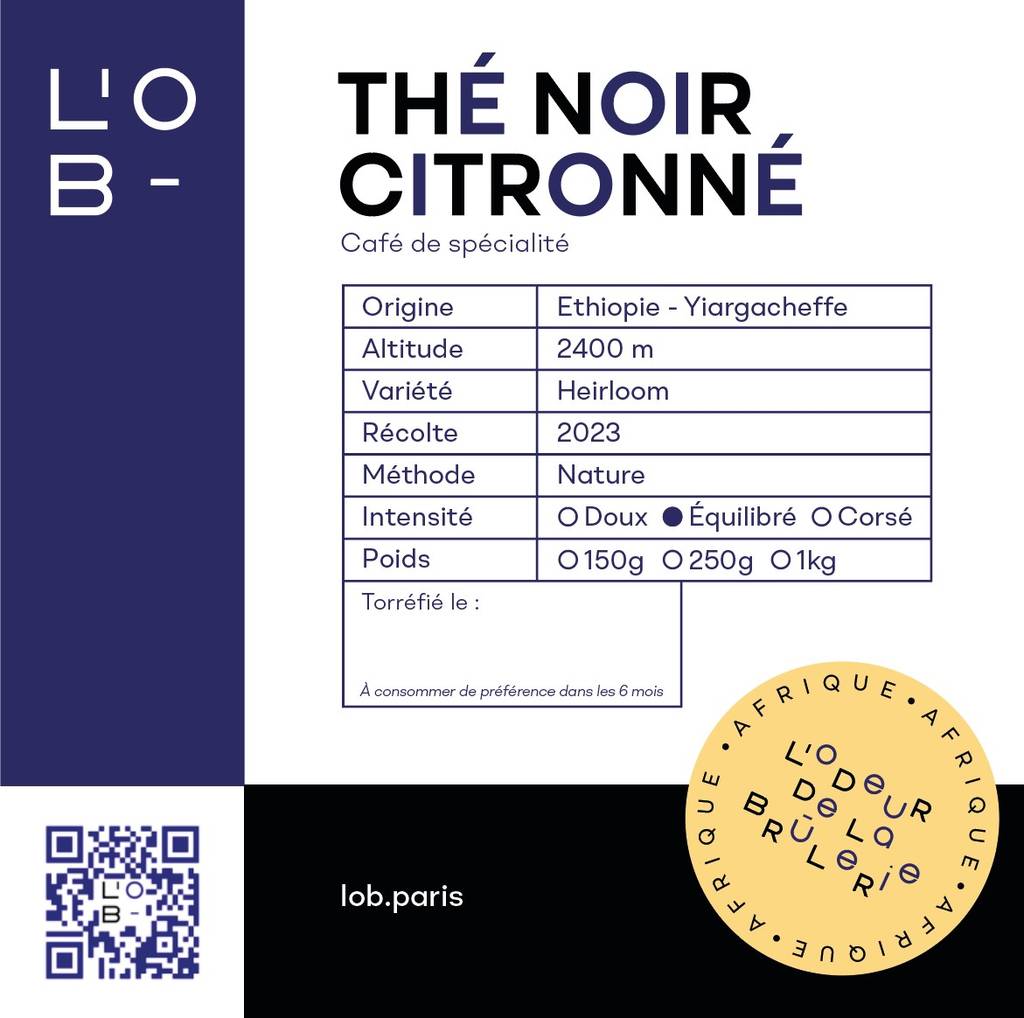 Thé Noir Citronné