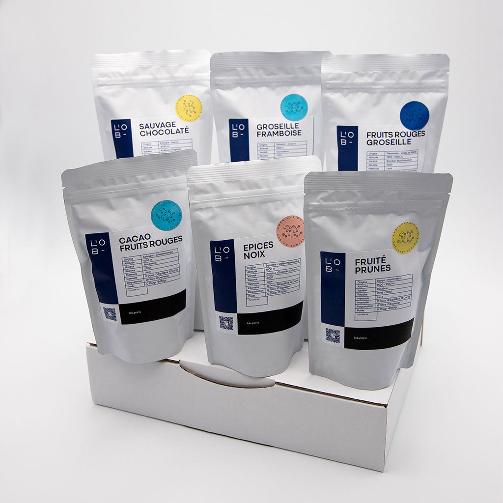 L'Odeur de la Brûlerie - LOB - Café - Coffret dégustation