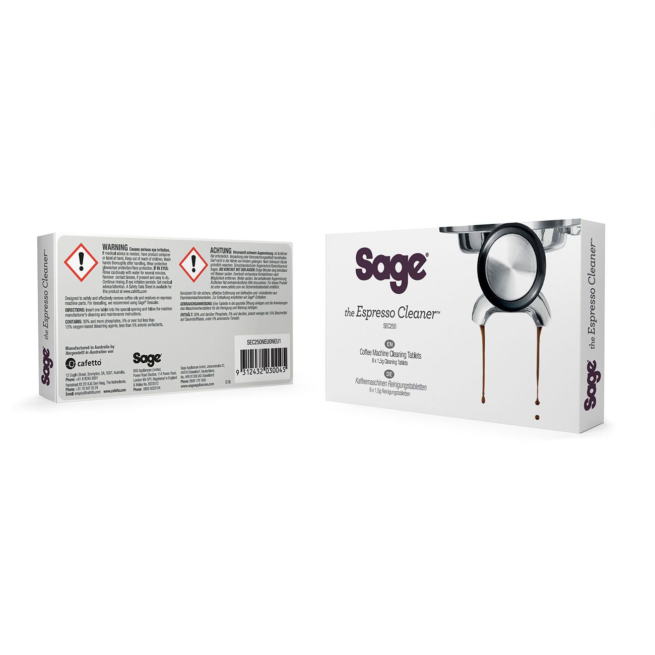 Sage - Pastilles de nettoyage Expresso Cleaner