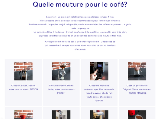 L'Odeur de la Brûlerie café de spécialité mouture du café