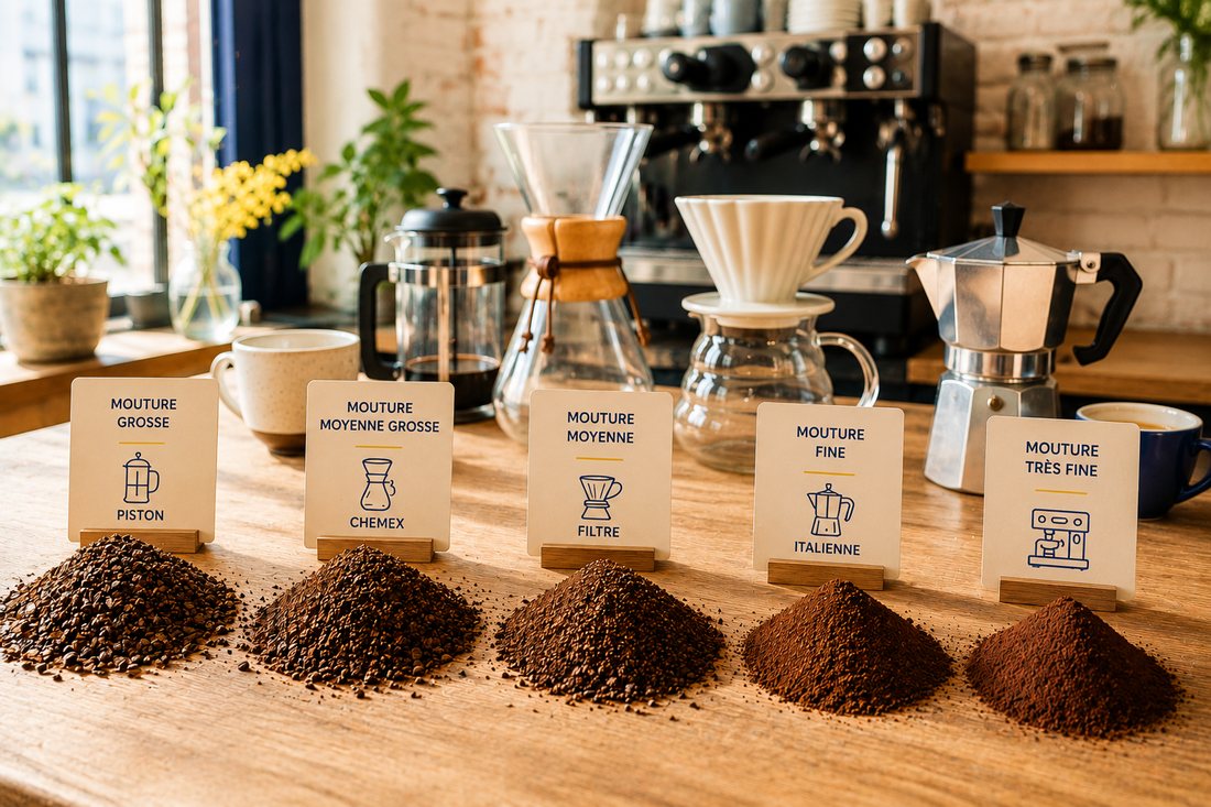 Café moulu : comment choisir sa mouture selon sa méthode de préparation ?