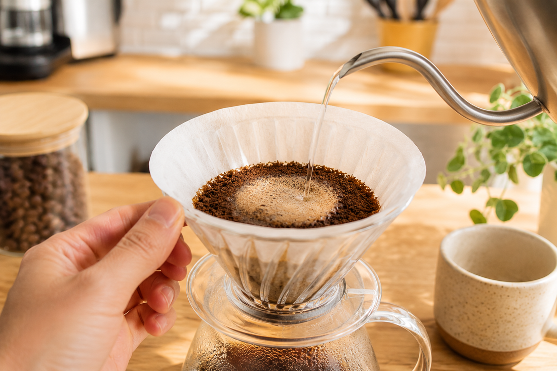 La recette du café V60 parfaite : ratio, mouture, température et technique de versé