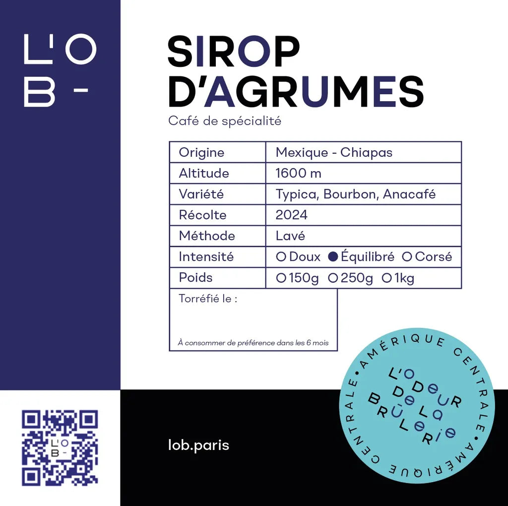 Sirop d'Agrumes