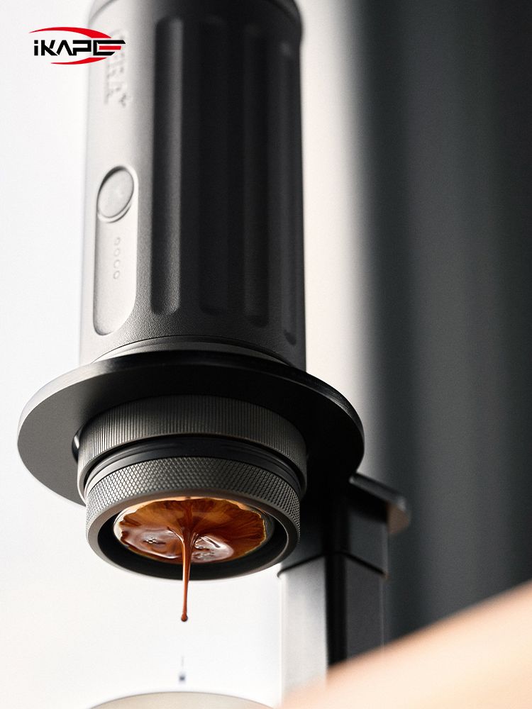 Ikape - Espresso portable chauffante avec panier sans fond de 51 mm - KAPO K2