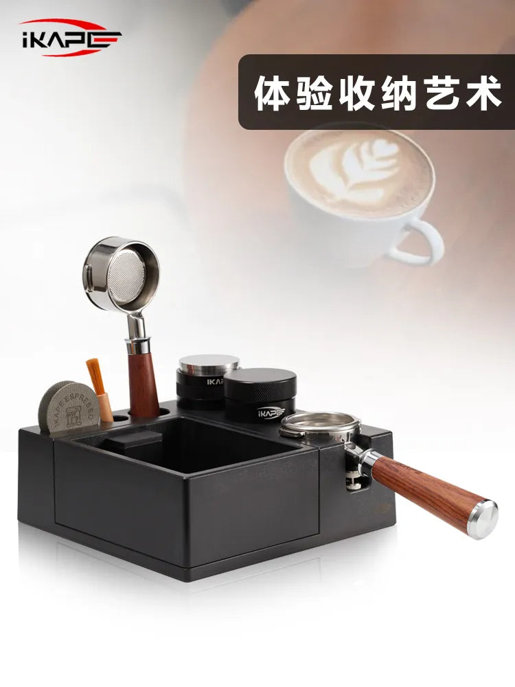 Ikape - Organisateur d'accessoires à café en ABS