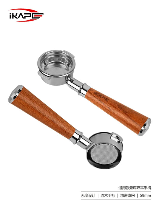 Ikape - Porte-filtre sans fond en bois