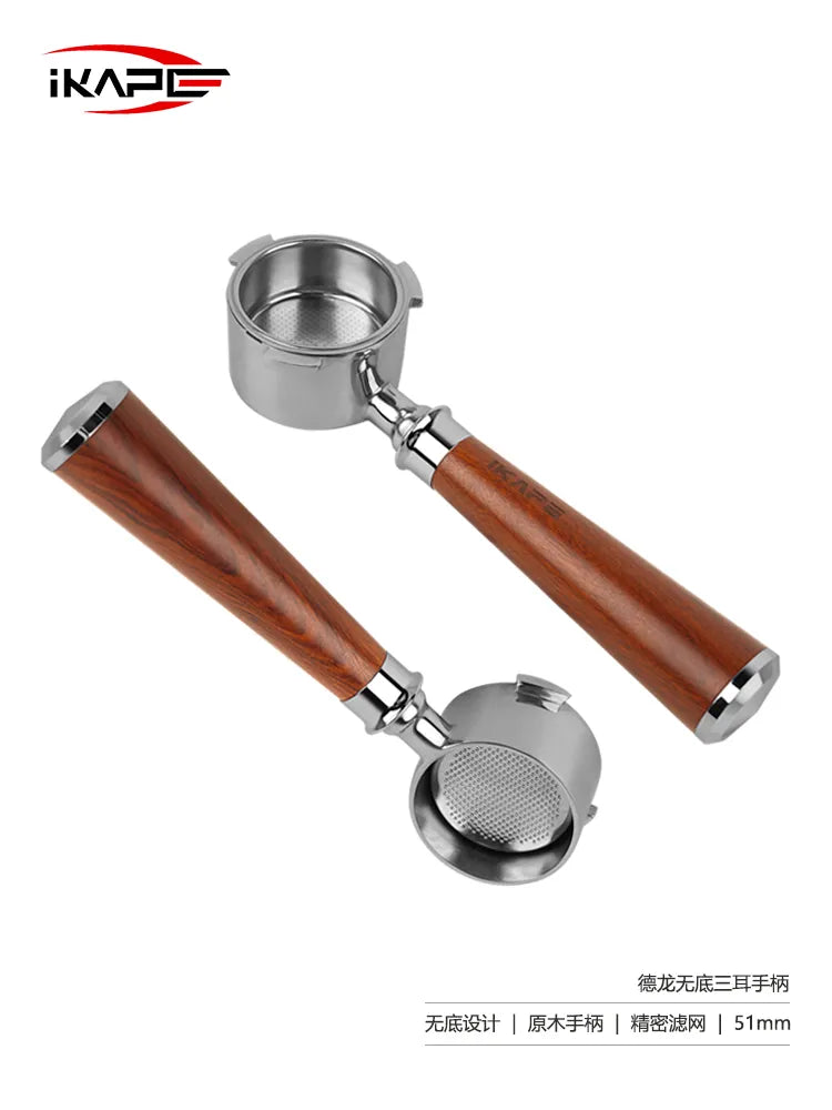 Ikape - Porte-filtre sans fond en bois