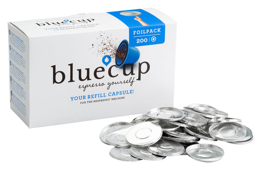 L'Odeur de la Brûlerie - LOB - Bluecup - 200 Opercules pour capsules réutilisables