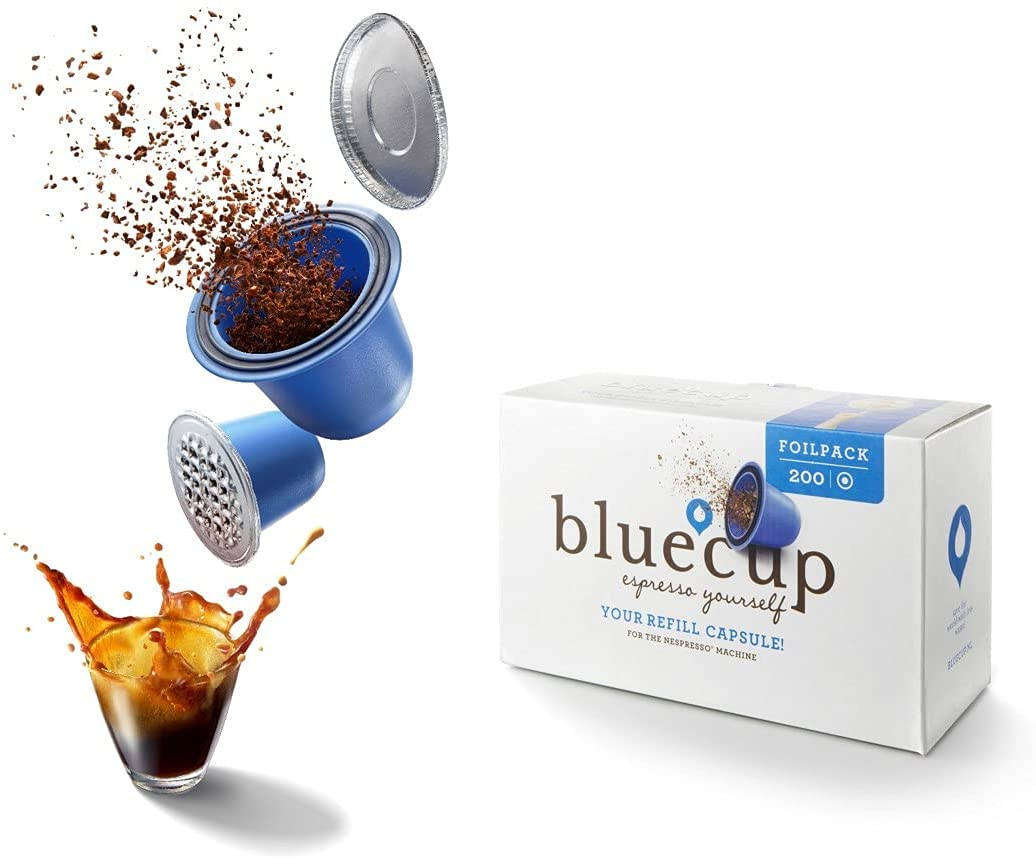 L'Odeur de la Brûlerie - LOB - Bluecup - Kit de démarage : Capsules réutilisables Nespresso